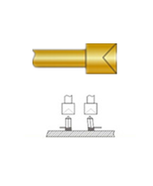 杯頭探針、探針用法圖、探針原理圖、測(cè)試探針圖片